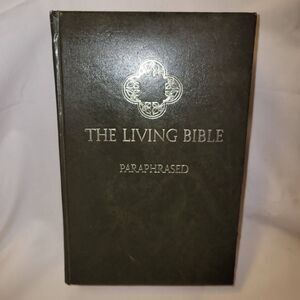 The Living Bible Paraphrased 1974 Tyndale Hardcover Vintage Christian Scripture
